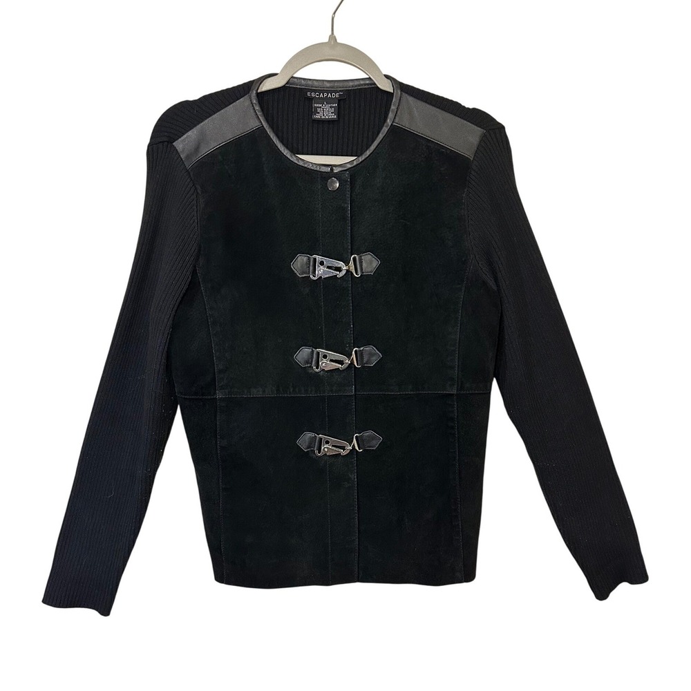 Escapade Black Jacket Large Steampunk Gothcore Edgy Cosplay Y2K‎ Streetwear